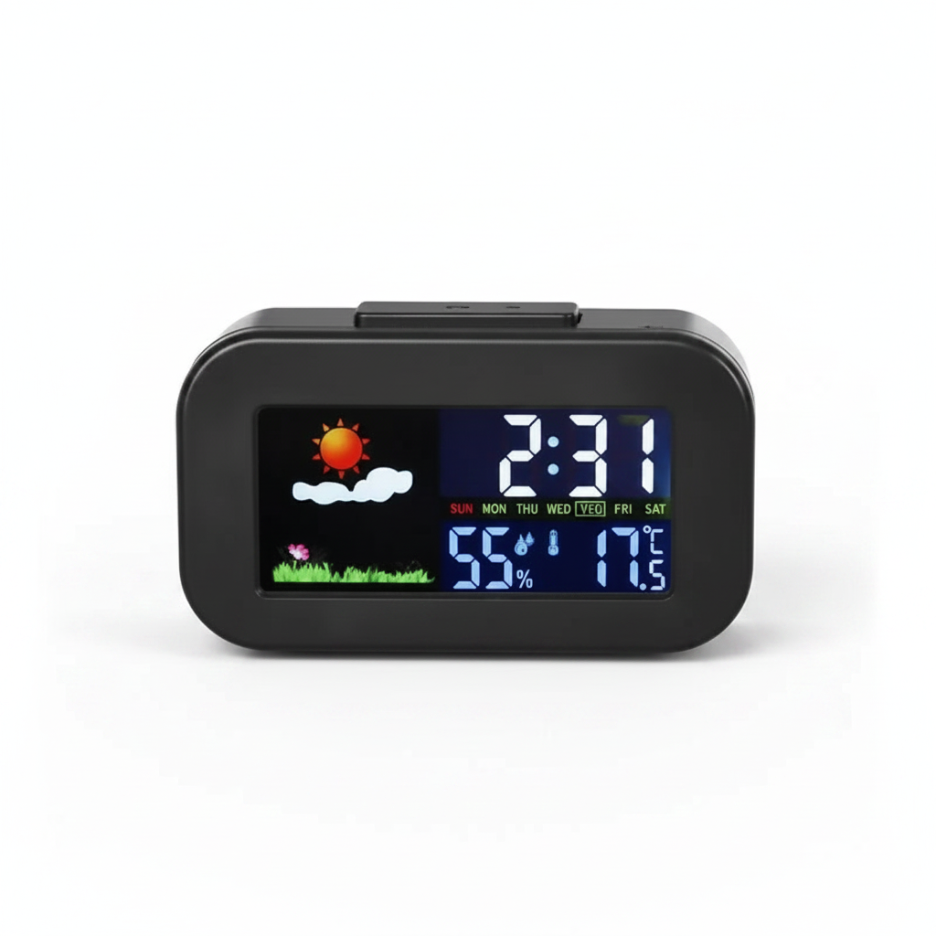 WeatherView Digital Alarm Clock